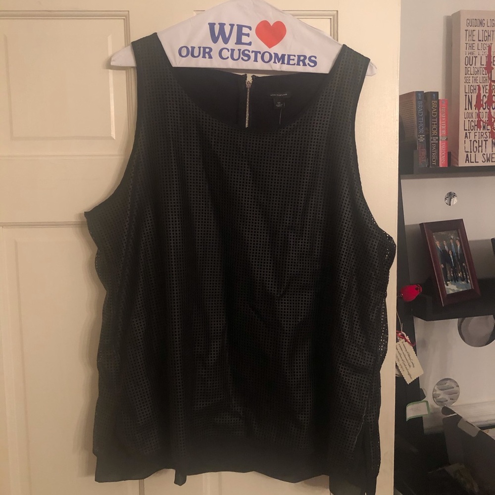 Black tank top